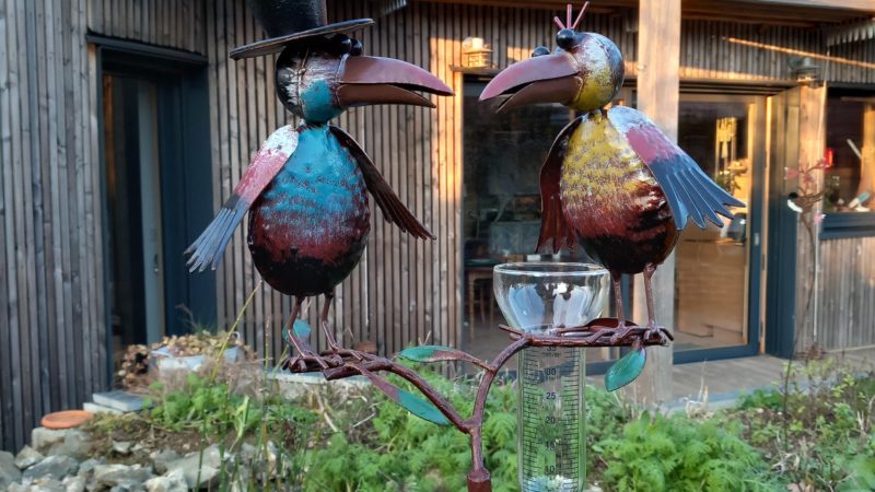 De paille et de bois, chambres d'hôte et gîte écologique en Anjou Val de Loire : jardin